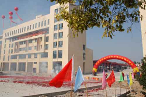 張家港中聯(lián)木業(yè)城試營業(yè)典禮場景